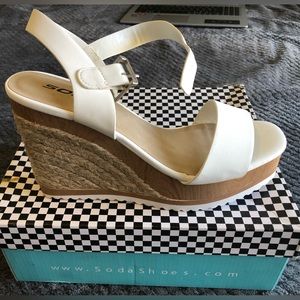 Women’s Soda Brand Espadrille Wedge Sandals